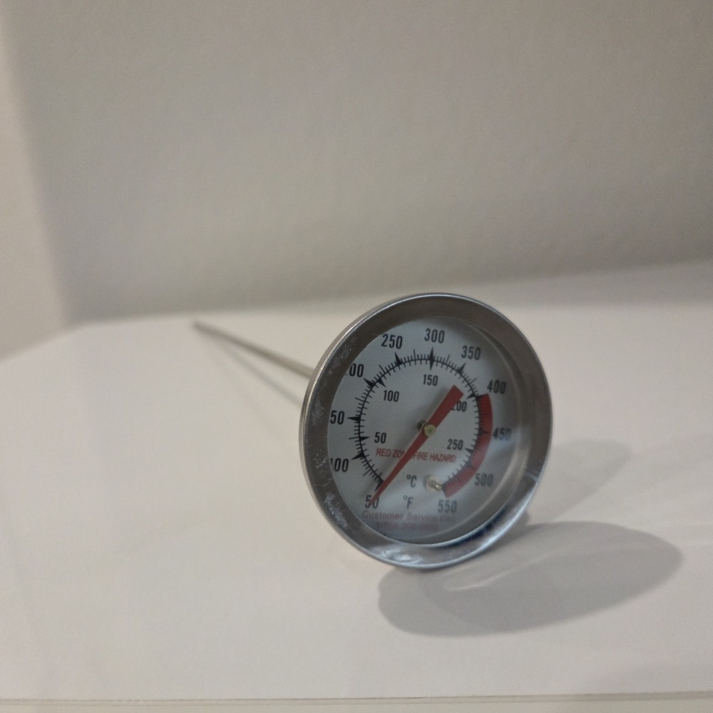 Cooking Thermometer Stainless Steel 12" Fry with Clip Turkey Frying oil candy